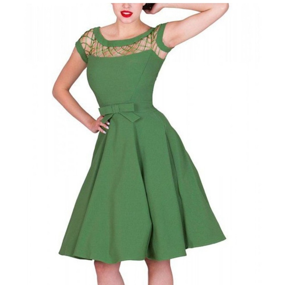 Tatyana Alika Green Swing Dress L